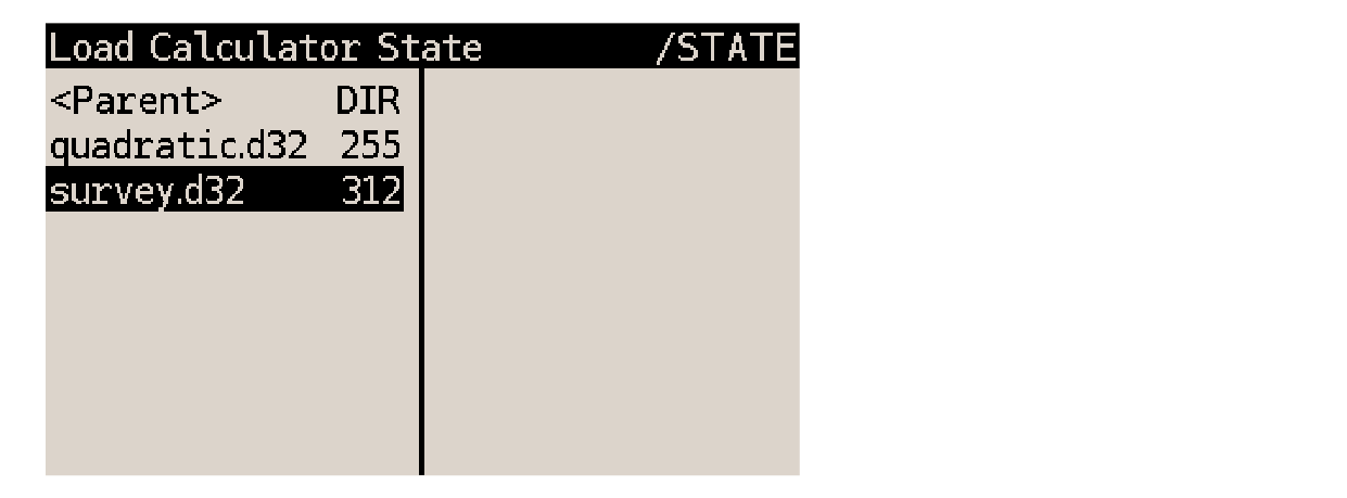 dmcp states list load