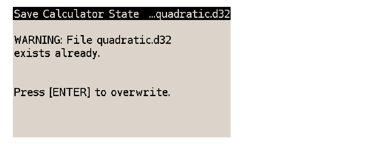 dmcp states list overwrite