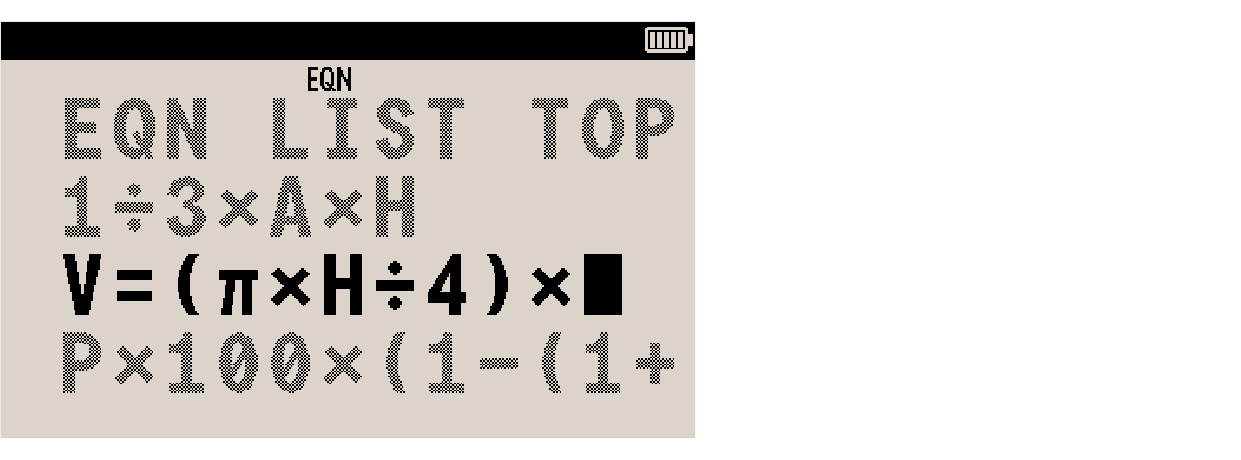 eqn list edit